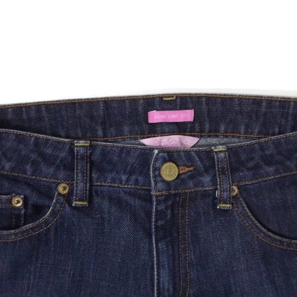 Lilly Pulitzer Main Line Fit Denim Jeans Size 6 L - Picture 8 of 8